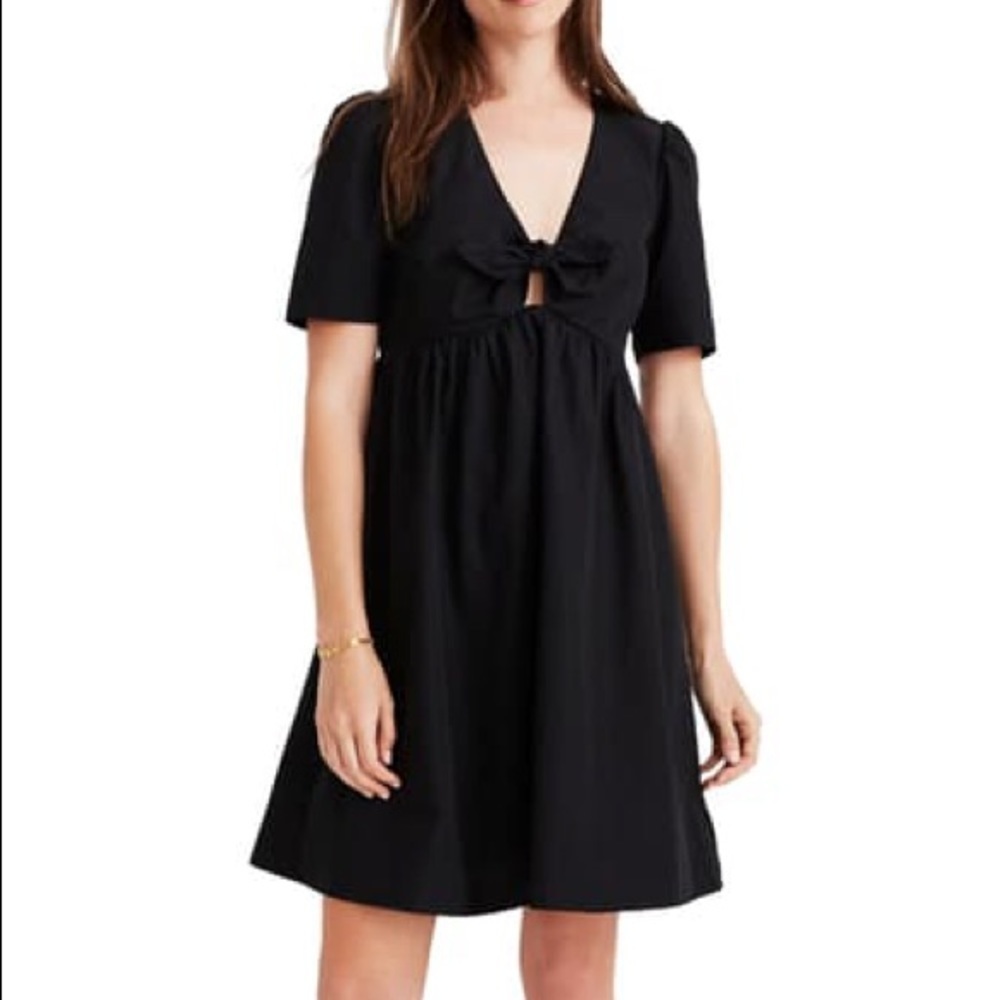 MADEWELL Tie-Front mini dress